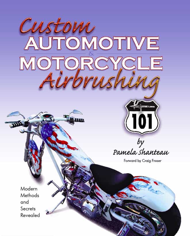 Custom Automotive & Motorcycle Airbrushing 101 by Pamela Shanteau featuring A.D. Cook article