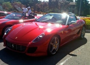 Red Ferrari 599SA Aptera, Las Vegas