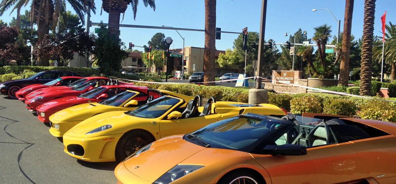 Ferraris at Italian Sports Car Day 2013, Las Vegas, NV.