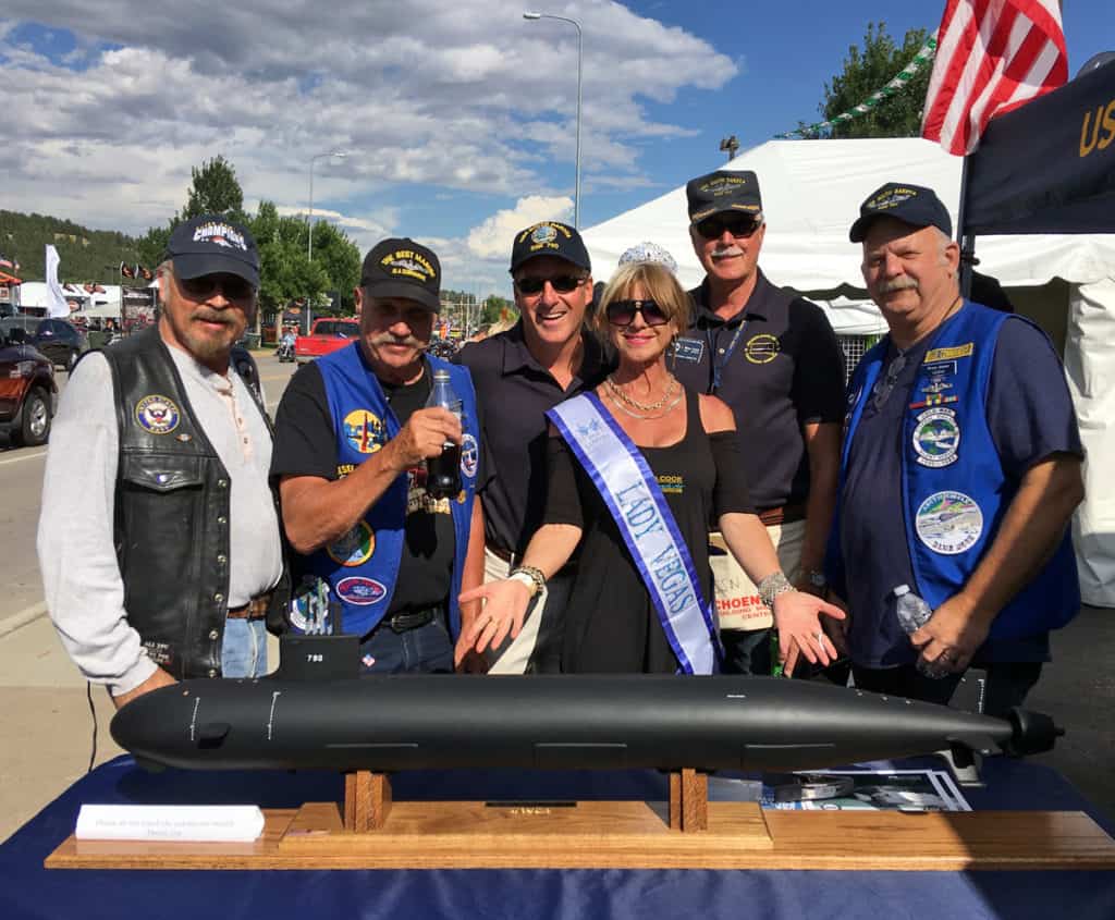 Sturgis 2016 - Beti Kristof and USS South Dakota