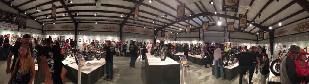 Motorcycle Artist A.D. Cook at Skin & Bones Art Show Sturgis 2016