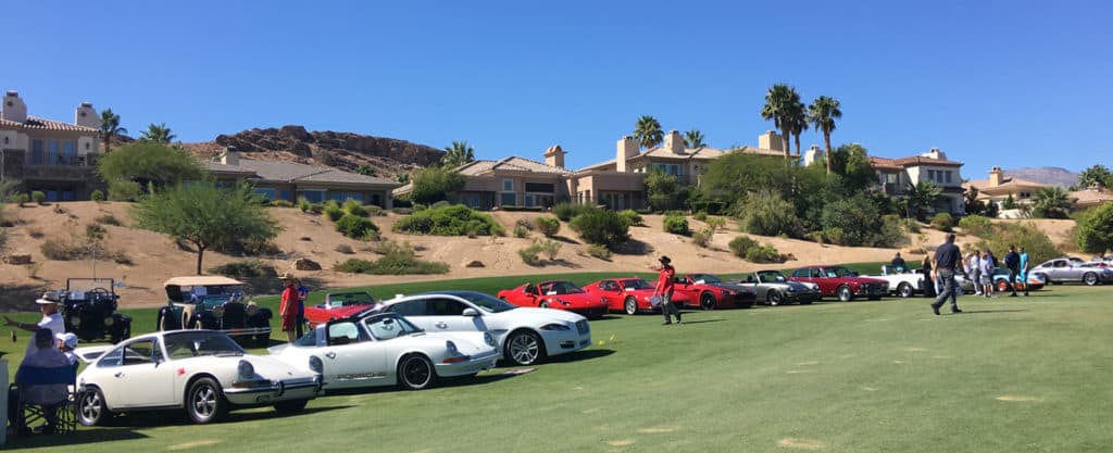 Porsches at Red Rock Country Club, Las Vegas