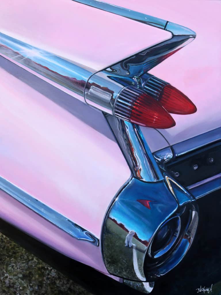 Pink Cadillac by Beti Kristof