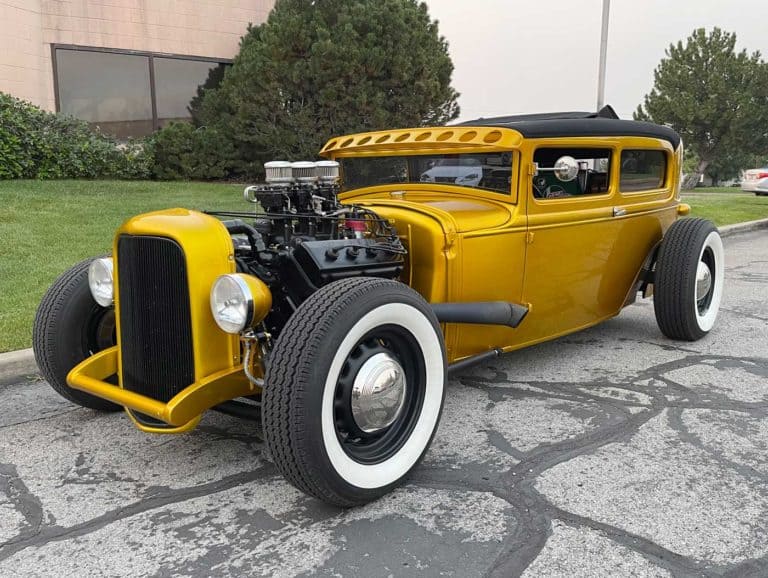 Golden Custom Rod at The Show, 2021