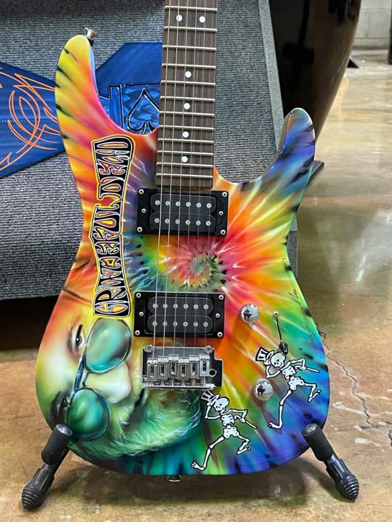 Grateful Dead Guitar at The Air Space Gallery at Willy's Garage, Salt Lake City