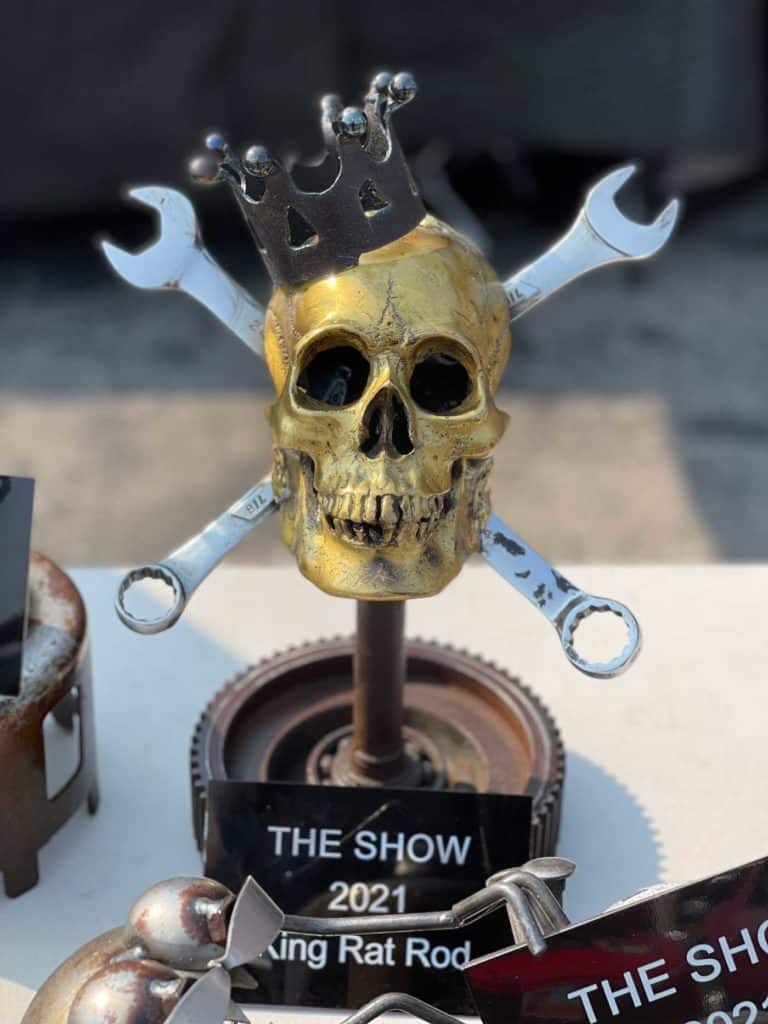 King Rat Rod Skull Trophy at The Show 2021