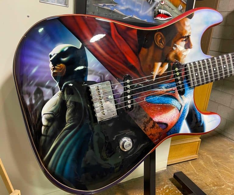 Super-Sized Guitar at the ASET Airbrush Art Museum, SLC