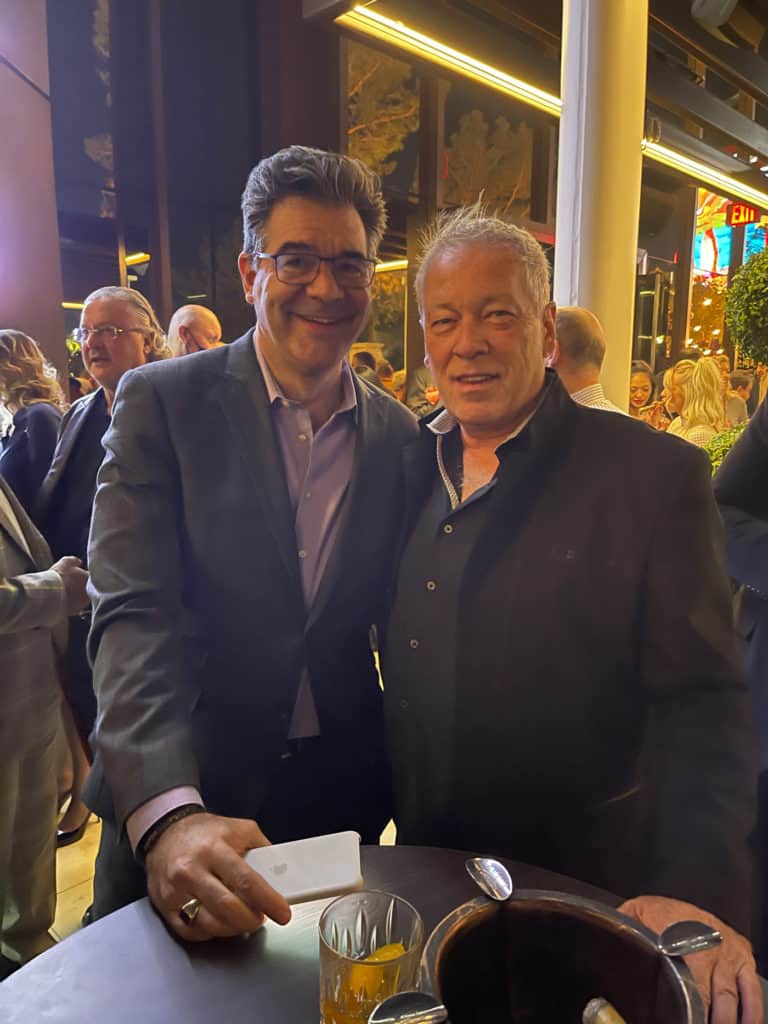 John Katsilometes and A.D. Cook at Eight Cigar Lounge Grand Opening, Las Vegas - Nov 7, 2021