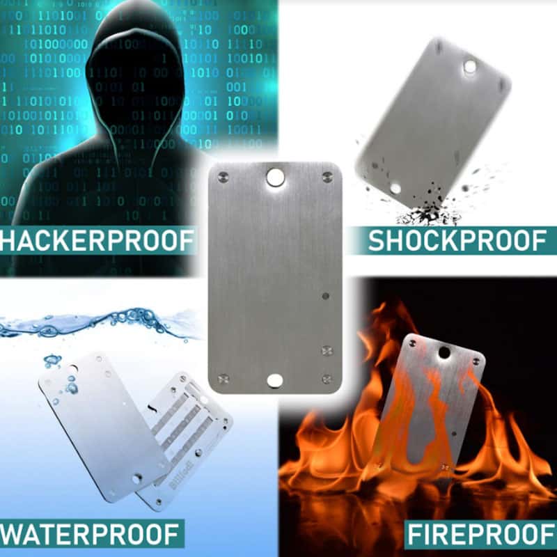 Billfodl - hacker proof, shockproof, waterproof, fireproof