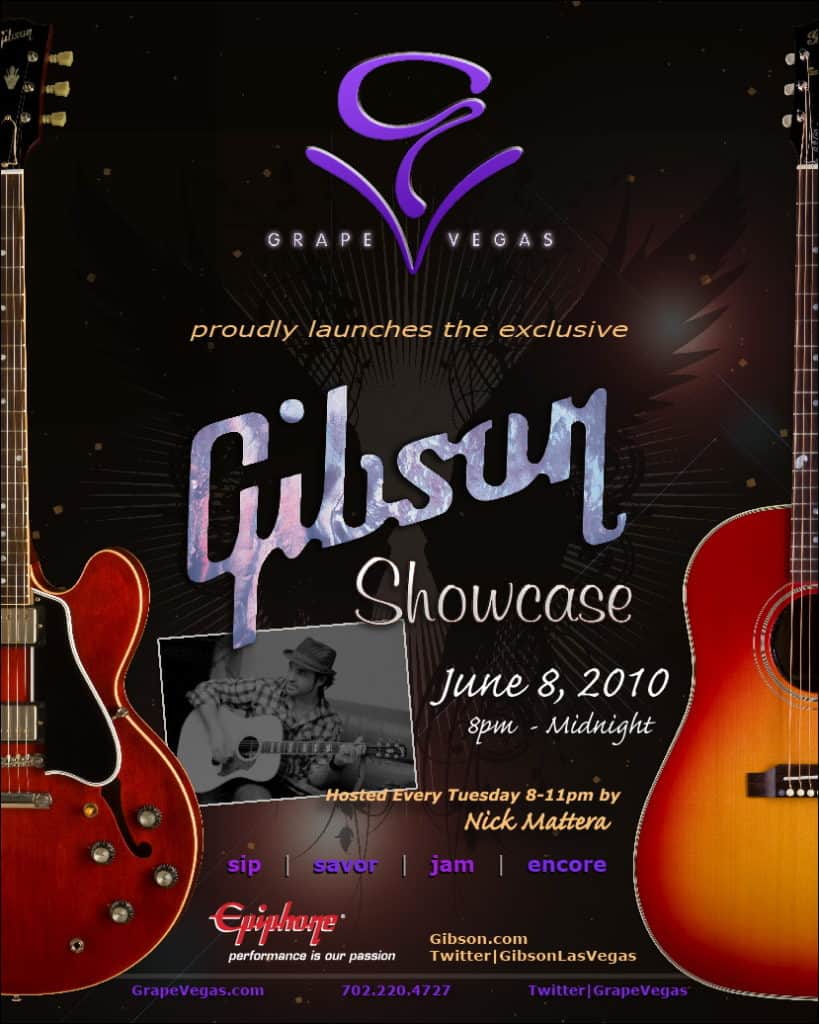 Gibson Showcase Flyer by A.D. cook