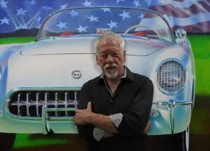 A.D. Cook with CREATION Corvette Art, 2024