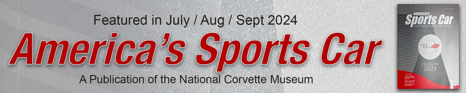 America's Sports Car Magazine by the National Corvette Museum