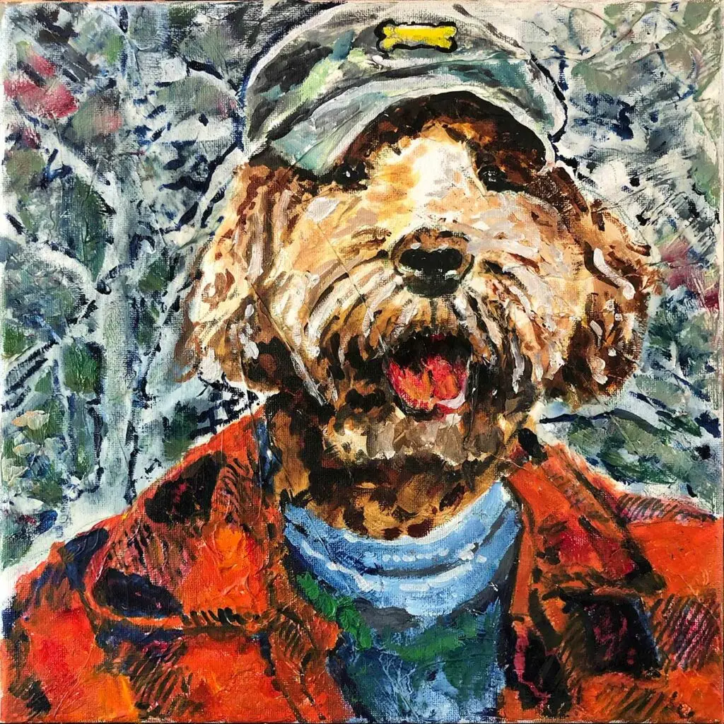 Outdoor Dog by Jerry Blank