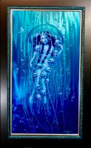 Enchantress metal art by Dennis Mathewson