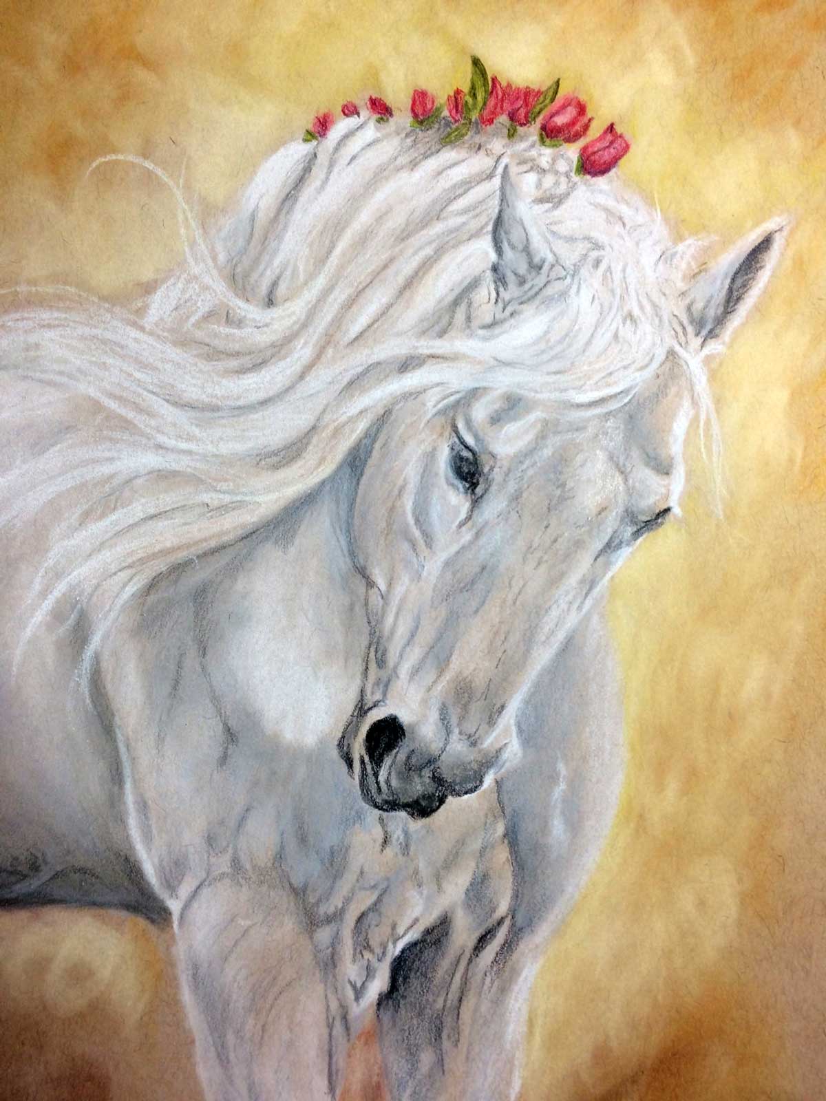 Andalusian Mare by Sheila VanDeBogart