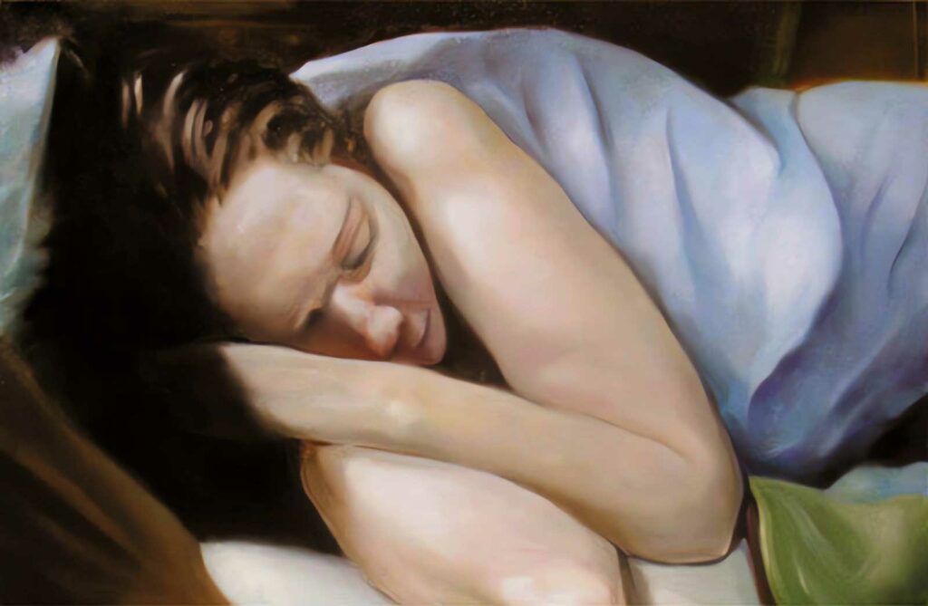 Abigail Sleeping by Stephen Barnes