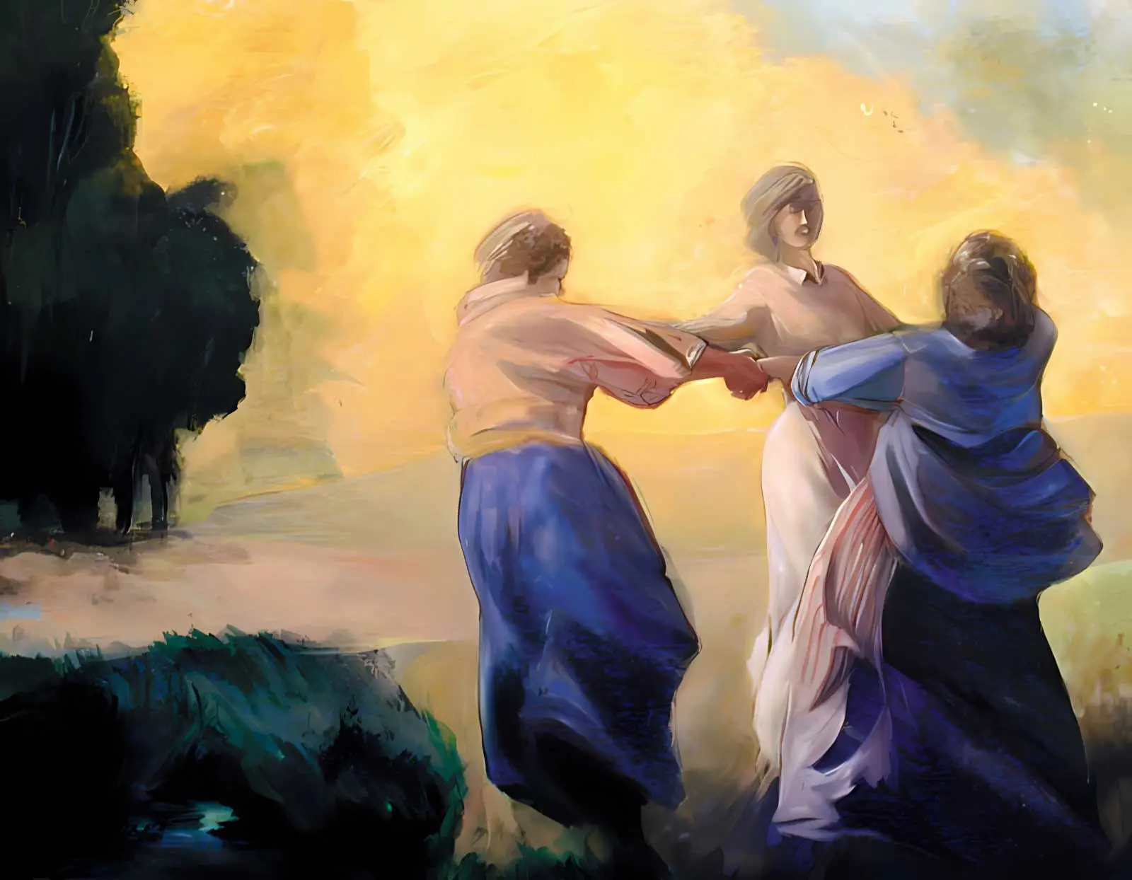 Women Dancing by Stephen Barnes