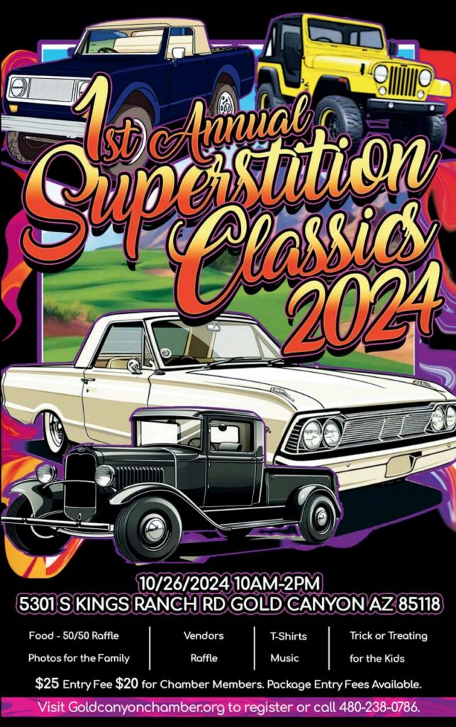 1st Annual Superstition Classics Car Show at Gold Canyon, Arizona, 2024