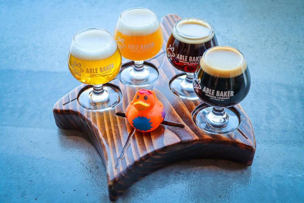 Able Baker Beer Flight