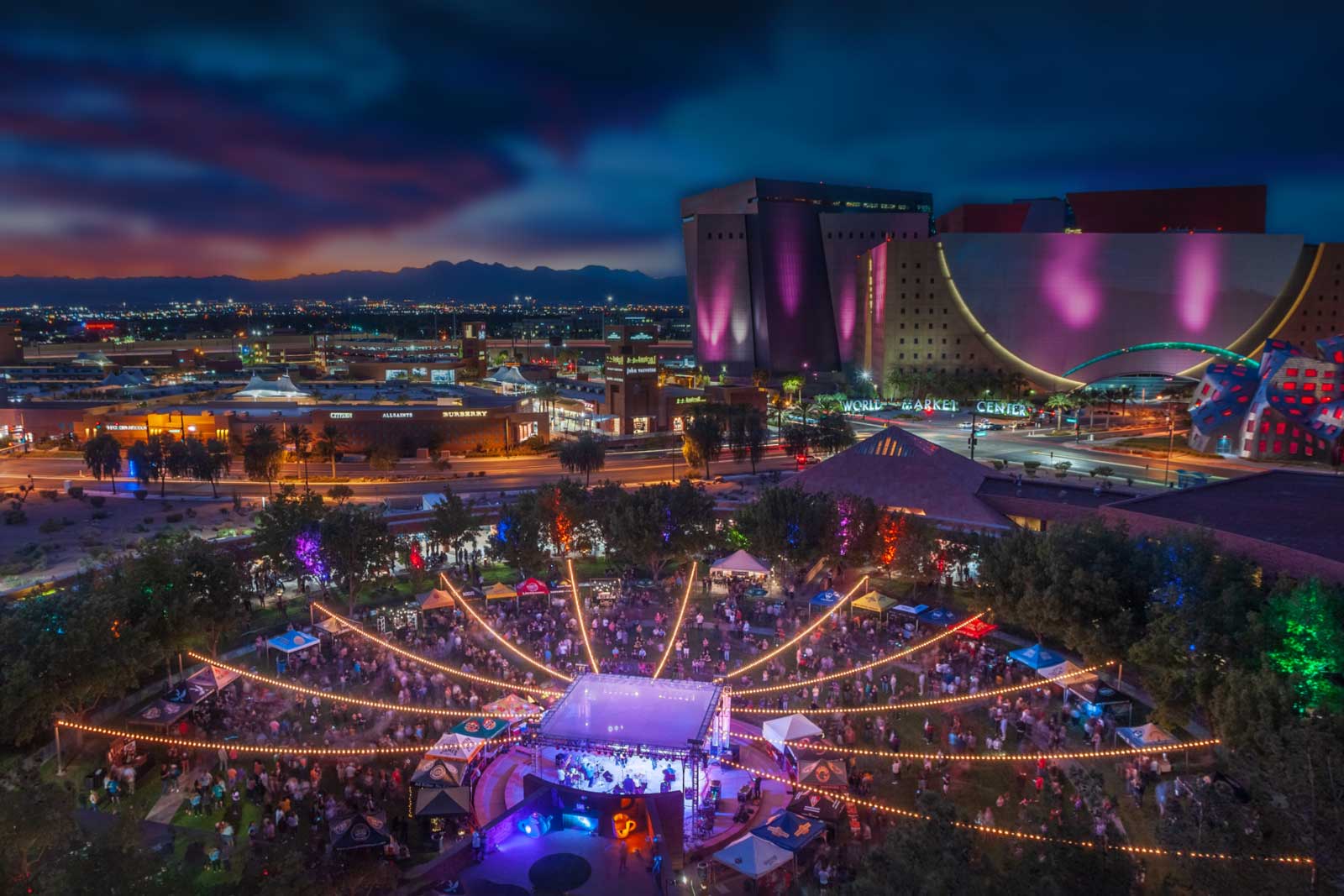 Downtown Brew Festival Aerial View